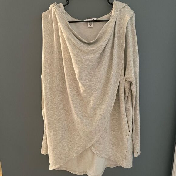 NWOT Athleta Purana Wrap Sweatshirt - Picture 4 of 11